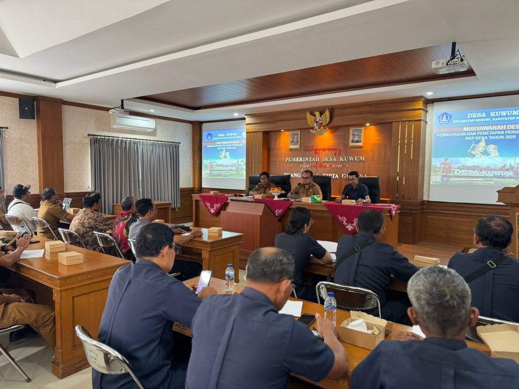 Musyawarah Desa Pembahasan dan Penetapan Perubahan RKP Desa  Tahun 2025